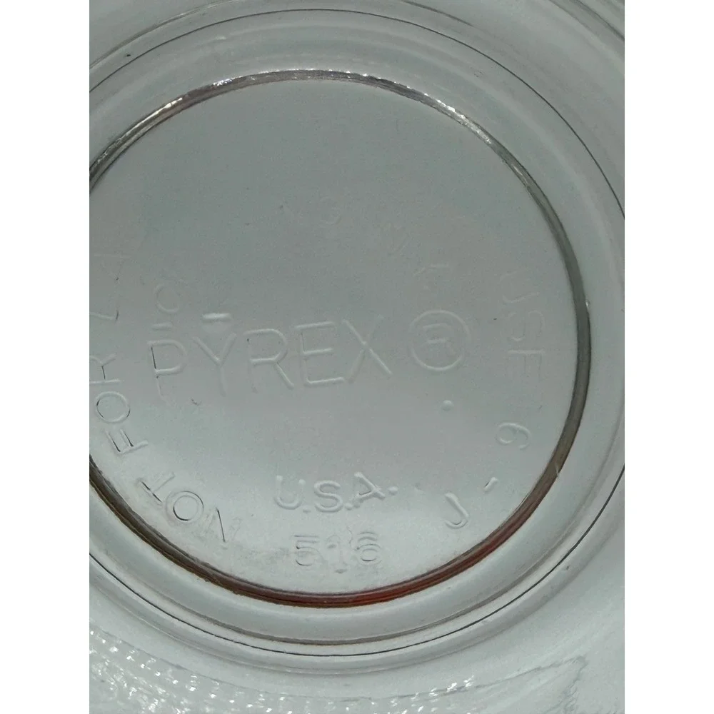 Pyrex Measuring Cup 2 Cup 16oz Clear Red Lettering Excellent Vintage 516 USA